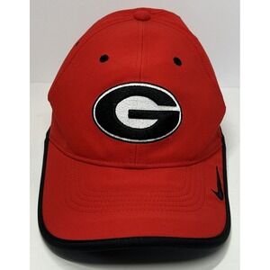 Nike Georgia Bulldogs Hat Dri-FIT Legacy91 Swoosh Adjustable Red Embroidered